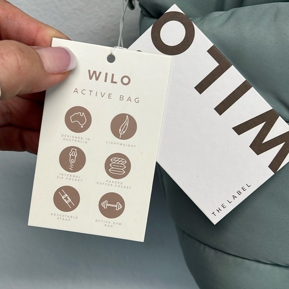 💚 WILO The Label Weekender Quilted Travel/Gym/Baby Bag w/ Crossbody … - Picture 3 of 8